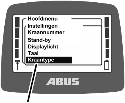 U:\Allgemein\Produkthandbücher\Produkthandbücher Fotos\ABURemote Meisterschalter\Ohne Sender (mit Displaytexten)\trans_de\Menü Krantyp.png