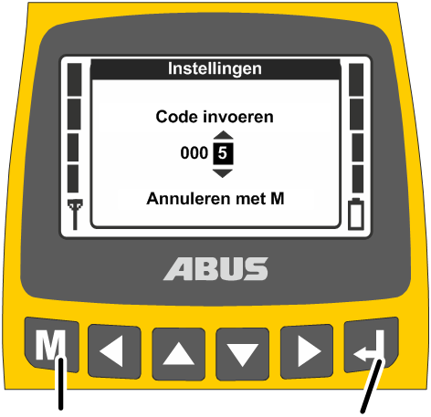 U:\Allgemein\Produkthandbücher\Produkthandbücher Fotos\ABURemote Handsender\Handsender (mit Displaytexten)\trans_de\Code OK.png