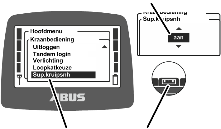 U:\Allgemein\Produkthandbücher\Produkthandbücher Fotos\ABURemote Meisterschalter\Ohne Sender (mit Displaytexten)\trans_de\Funktionen Superfeinaus.png
