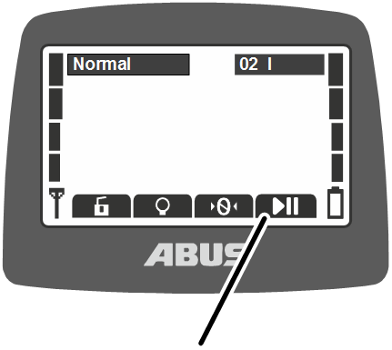 U:\Allgemein\Produkthandbücher\Produkthandbücher Fotos\ABURemote Meisterschalter\Ohne Sender (mit Displaytexten)\trans_de\Hakenführung einschalten.png