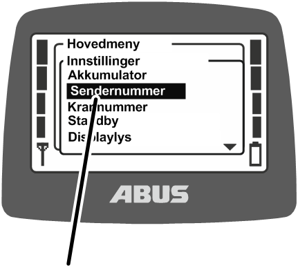U:\Allgemein\Produkthandbücher\Produkthandbücher Fotos\ABURemote Meisterschalter\Ohne Sender (mit Displaytexten)\trans_de\Menü Sendernummer.png