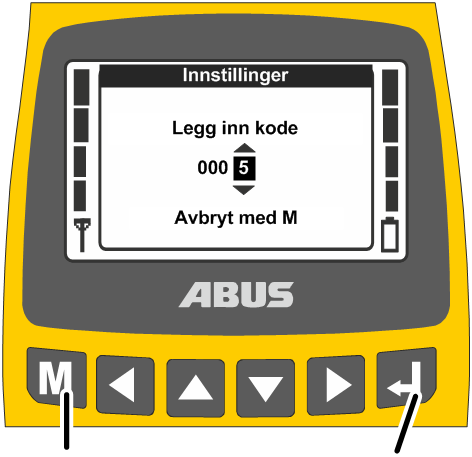U:\Allgemein\Produkthandbücher\Produkthandbücher Fotos\ABURemote Handsender\Handsender (mit Displaytexten)\trans_de\Code OK.png