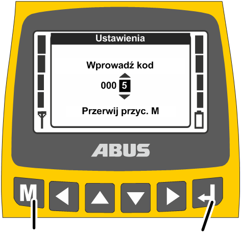 U:\Allgemein\Produkthandbücher\Produkthandbücher Fotos\ABURemote Handsender\Handsender (mit Displaytexten)\trans_de\Code OK.png