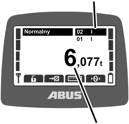 U:\Allgemein\Produkthandbücher\Produkthandbücher Fotos\ABURemote Meisterschalter\Ohne Sender (mit Displaytexten)\trans_de\Kranwahl Erster Kran.png