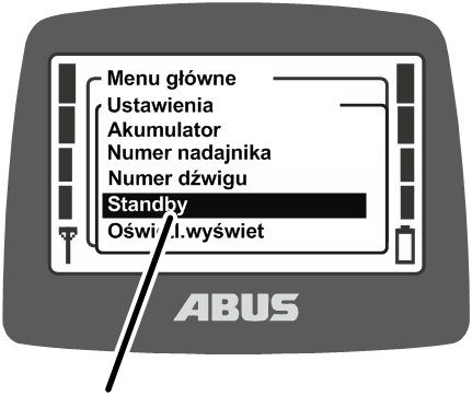 U:\Allgemein\Produkthandbücher\Produkthandbücher Fotos\ABURemote Meisterschalter\Ohne Sender (mit Displaytexten)\trans_de\Menü Standby.png