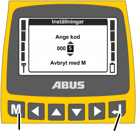 U:\Allgemein\Produkthandbücher\Produkthandbücher Fotos\ABURemote Handsender\Handsender (mit Displaytexten)\trans_de\Code OK.png