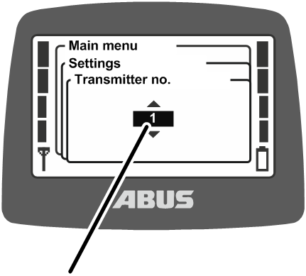 U:\Allgemein\Produkthandbücher\Produkthandbücher Fotos\ABURemote Meisterschalter\Ohne Sender (mit Displaytexten)\trans_de\sendernummer einstellen.png