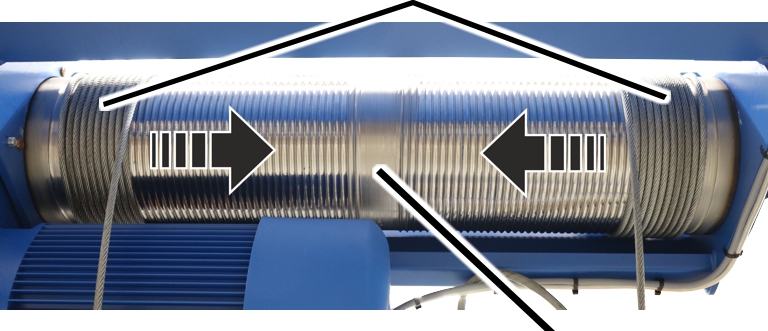 U:\Allgemein\Produkthandbücher\Produkthandbücher Fotos\Seilzug kompakt\Seilzug D\Seilzug D true vertical lift\Seil aufwickeln 3.jpg