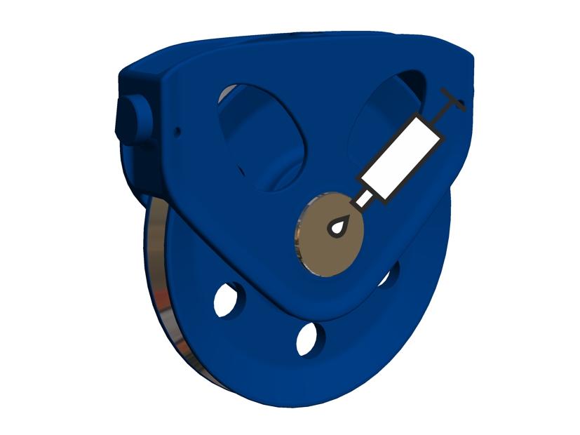U:\Allgemein\Produkthandbücher\Produkthandbücher Fotos\Seilzug kompakt\Seilzug D\Umlenkrollentraverse GM7000\Bolzen schmieren 3.jpg