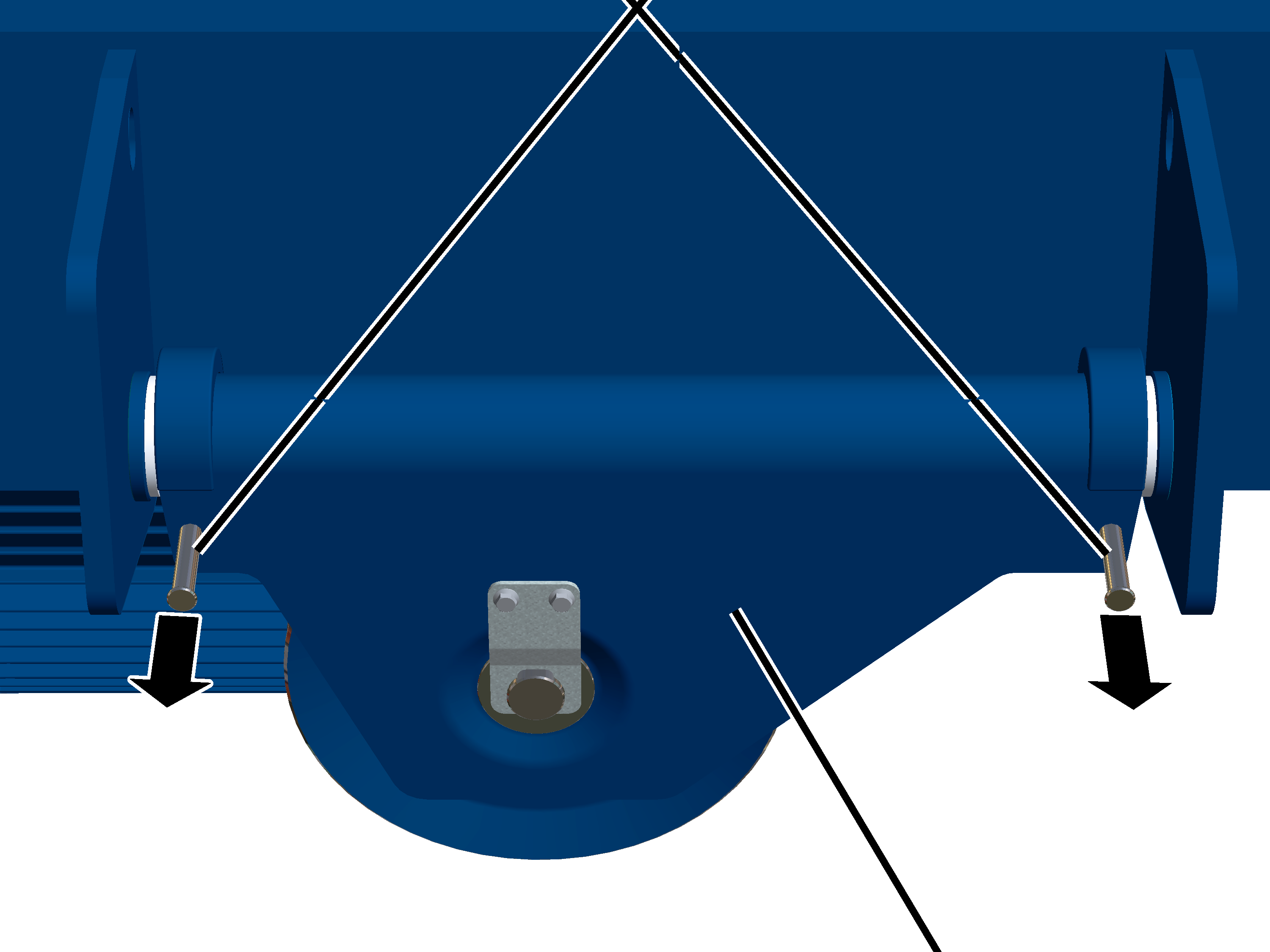 U:\Allgemein\Produkthandbücher\Produkthandbücher Fotos\Seilzug kompakt\Seilzug D\Seilzug D true vertical lift\Zweischienenlaufkatze true vertical lift\Bolzen aus Umlenkrollentraverse.png