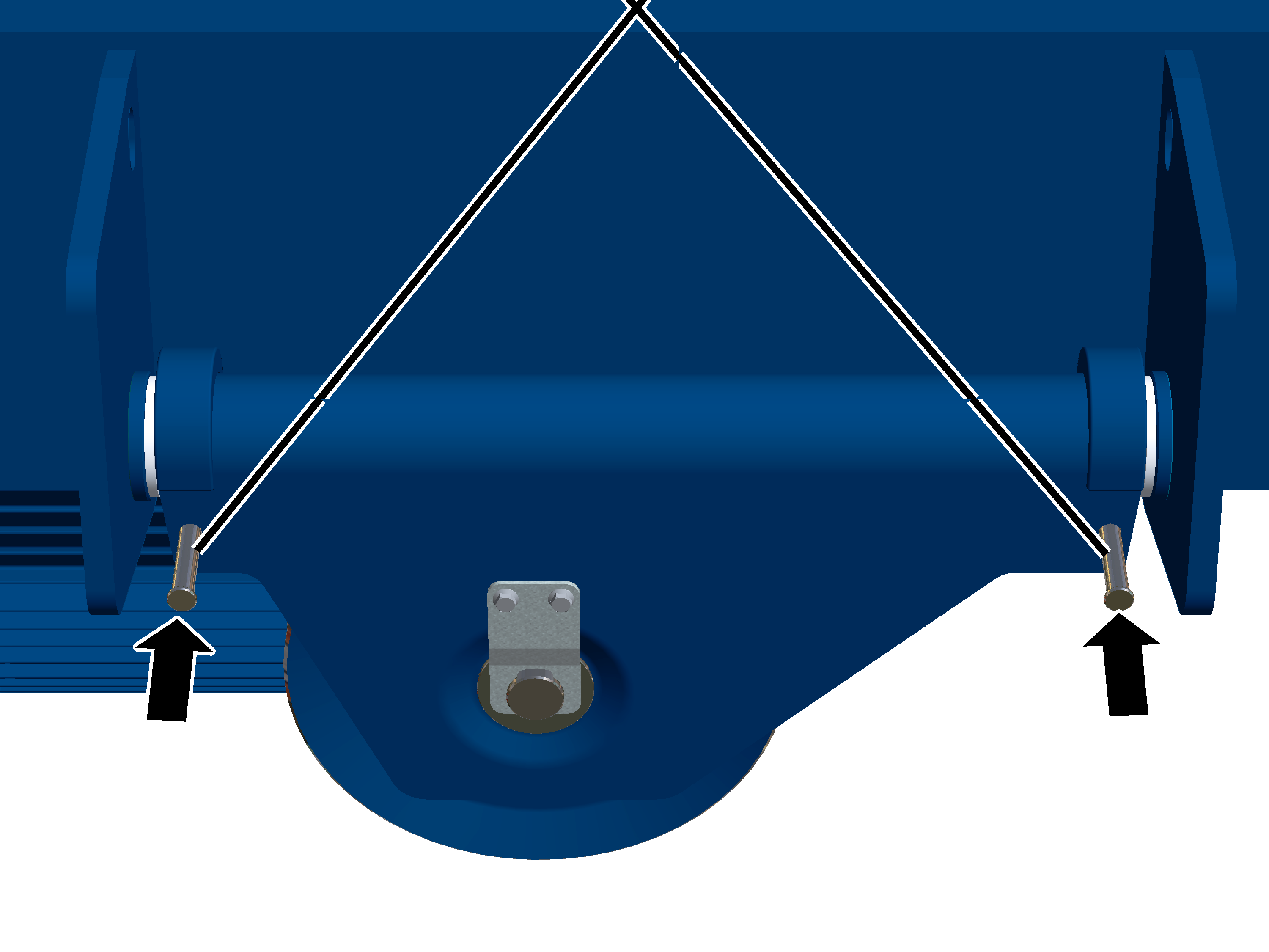 U:\Allgemein\Produkthandbücher\Produkthandbücher Fotos\Seilzug kompakt\Seilzug D\Seilzug D true vertical lift\Zweischienenlaufkatze true vertical lift\Bolzen in Umlenkrollentraverse.png