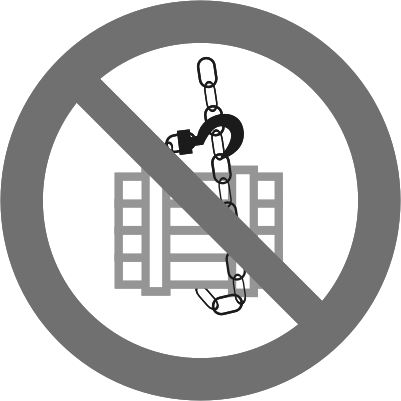 Kette nicht als Schlinge