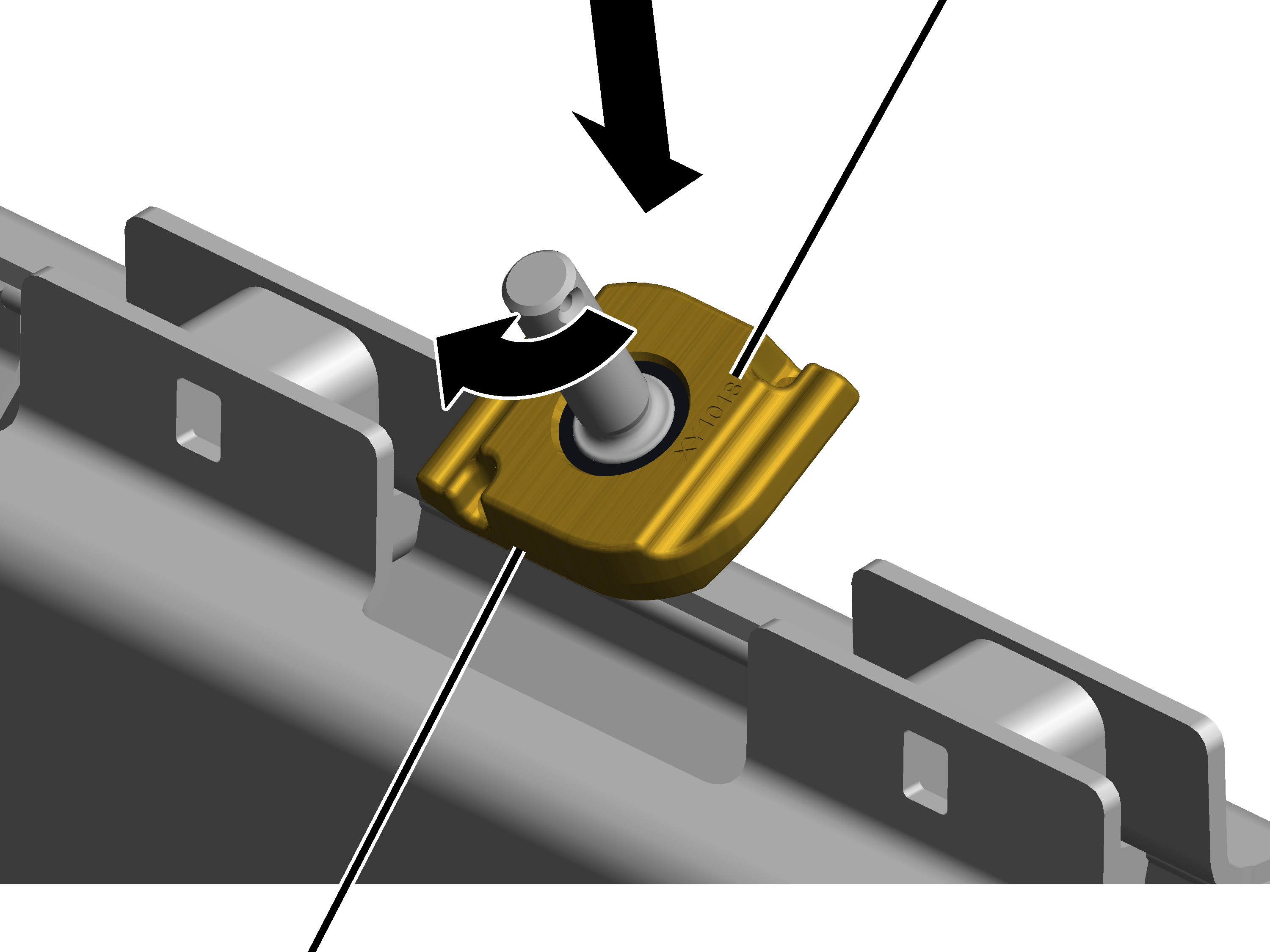 U:\Allgemein\Produkthandbücher\Produkthandbücher Fotos\HB-System Kranbahn\Stoß mit Viereckrohren\Profilanbindung reinkippen.png