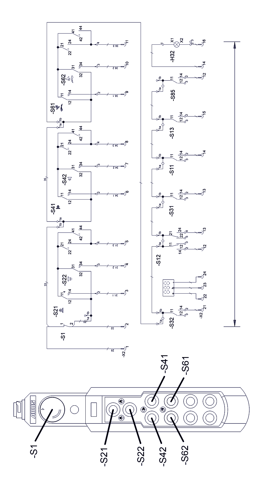 U:\Allgemein\Produkthandbücher\Produkthandbücher Fotos\Hängetaster\Stromlaufplan Elektroniksteuerung (HT1011S N222K,S) 3.jpg