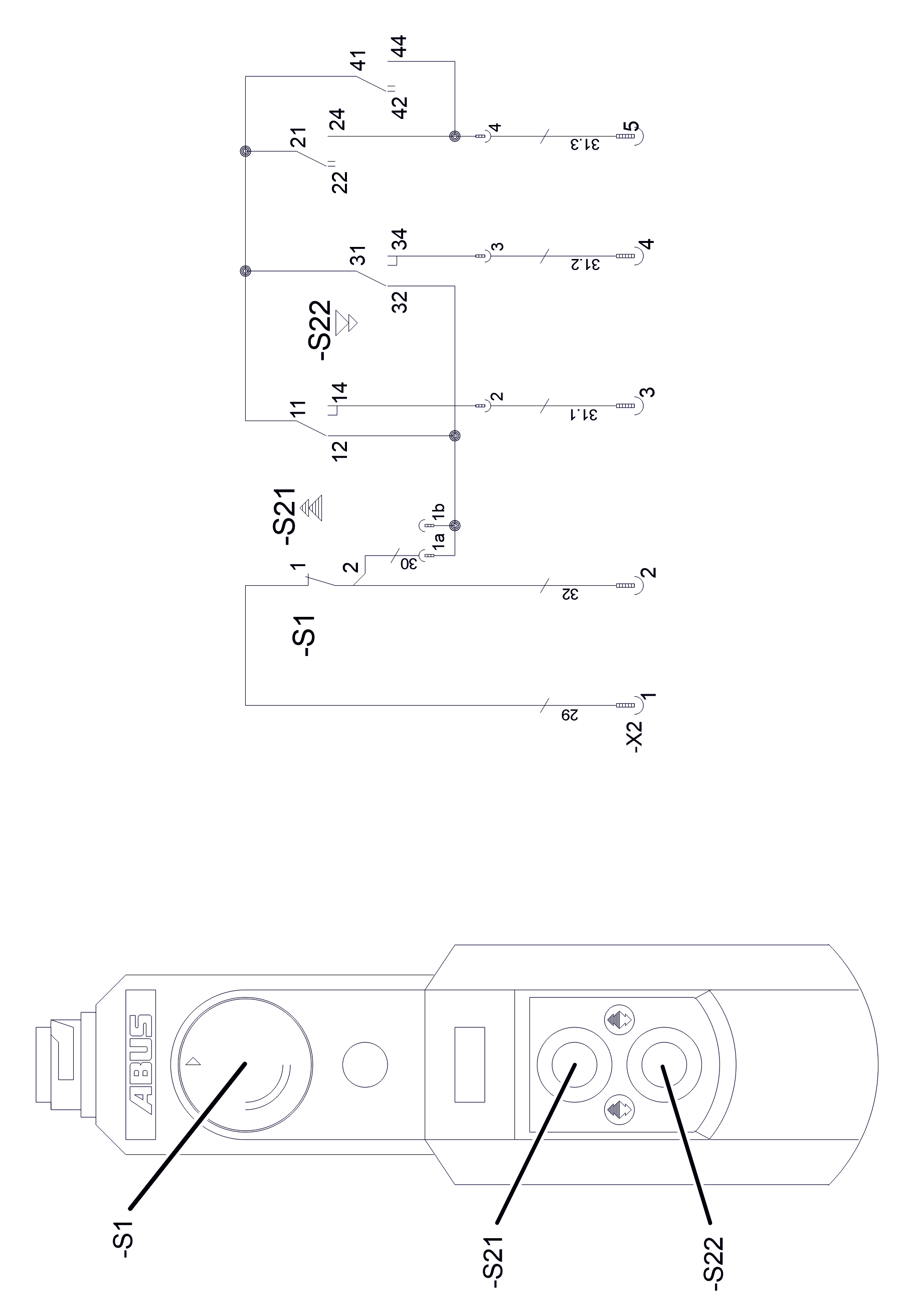 U:\Allgemein\Produkthandbücher\Produkthandbücher Fotos\Hängetaster\Stromlaufplan Elektroniksteuerung (HT211S N200) 3.jpg