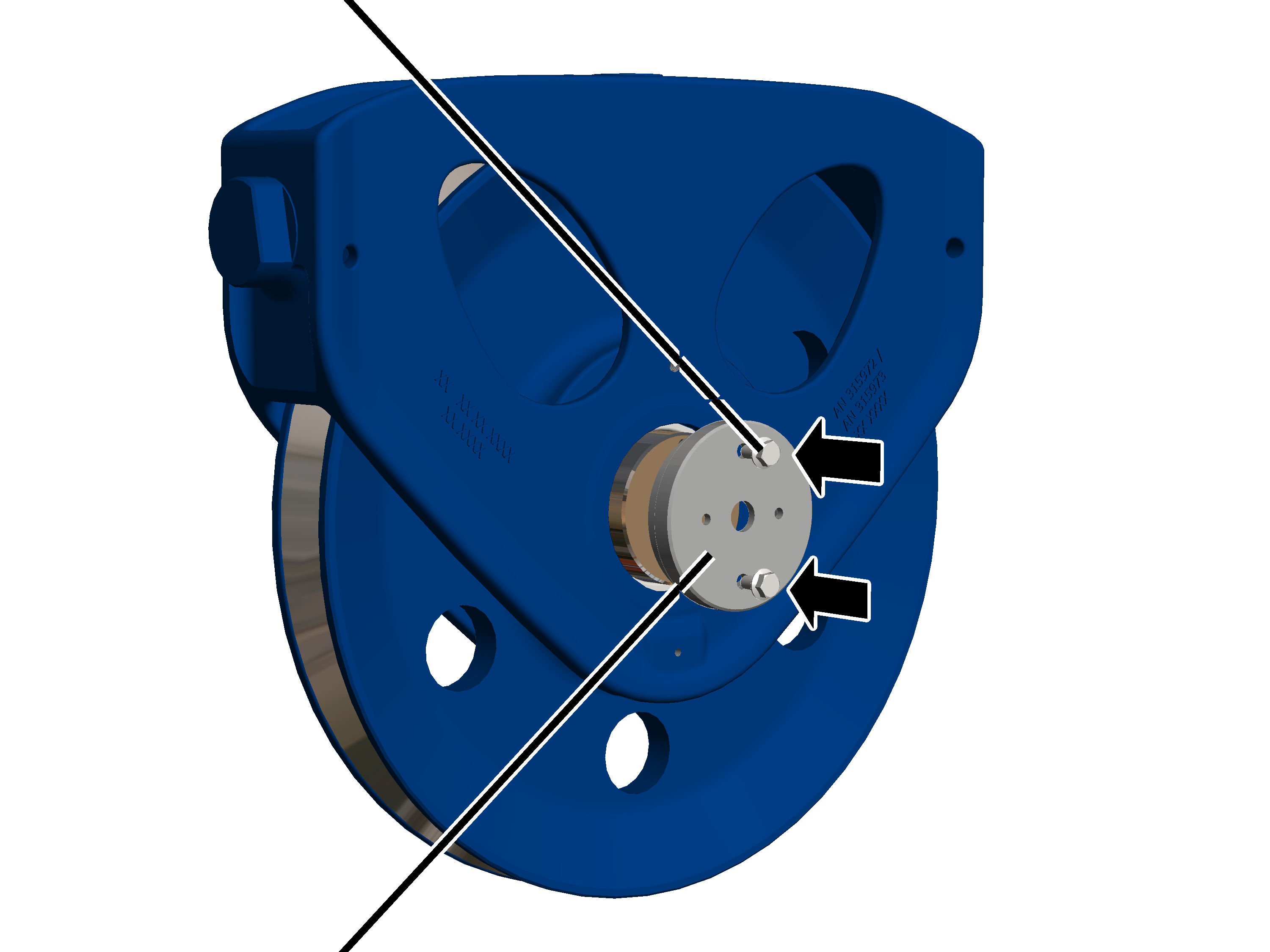 U:\Allgemein\Produkthandbücher\Produkthandbücher Fotos\Seilzug kompakt\Seilzug D\Umlenkrollentraverse GM7000\Schrauben festschrauben.png